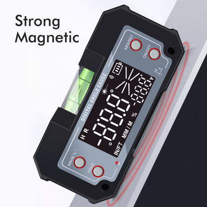 Digital Angle Gauge Leveler Finder Bubble Inclinometer Bevel Gauge XY Axis Slope for Woodworking Sawblade Tools Strong Magnetic Base Measures 4 * 90 & 2 * 40 Degree Ranges w/Backlight IP54 Rating